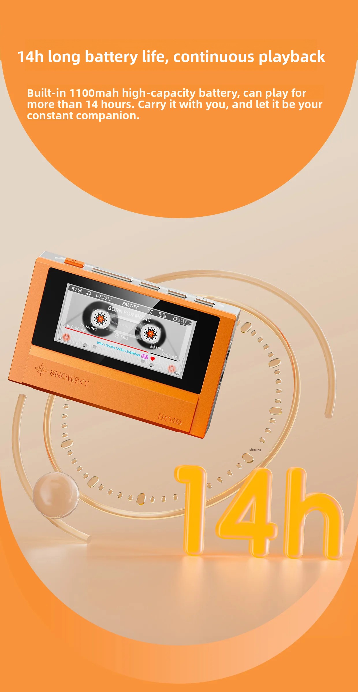 reproductor de música portátil